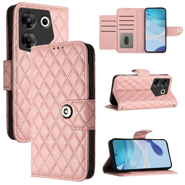 Rhombic Texture Flip Leather Phone Case with Lanyard, For Tecno Spark 20 Pro+, For Tecno Spark 20 Pro, For Tecno Spark GO 2024 / Spark 20C, For Tecno Spark 20, For Tecno Pova 5 Pro 5G, For Tecno Pova Neo 3, For Tecno Pova 5 4G                          ...