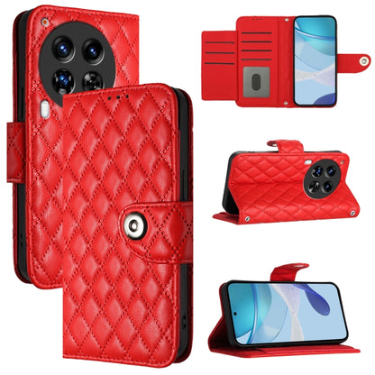 Rhombic Texture Flip Leather Phone Case with Lanyard, For Tecno Camon 50 4G, For Tecno Spark Slim 5G, For Tecno Camon 40 Pro 4G, For Tecno Camon 40 Premier, For Tecno Camon 40 4G, For Tecno Spark 30 5G, For Tecno Spark 30 5G / Pova 6 Neo 5G            ...