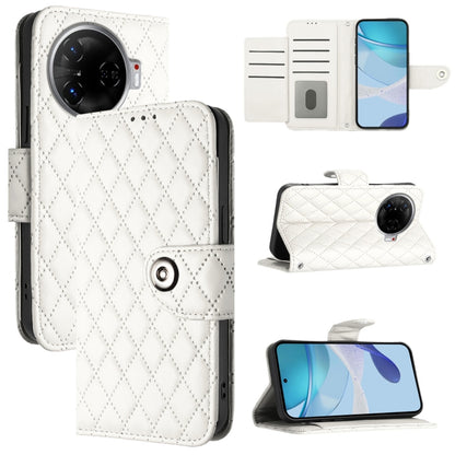 Rhombic Texture Flip Leather Phone Case with Lanyard, For Tecno Camon 50 4G, For Tecno Spark Slim 5G, For Tecno Camon 40 Pro 4G, For Tecno Camon 40 Premier, For Tecno Camon 40 4G, For Tecno Spark 30 5G, For Tecno Spark 30 5G / Pova 6 Neo 5G            ...