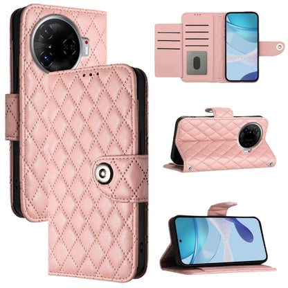 Rhombic Texture Flip Leather Phone Case with Lanyard, For Tecno Camon 50 4G, For Tecno Spark Slim 5G, For Tecno Camon 40 Pro 4G, For Tecno Camon 40 Premier, For Tecno Camon 40 4G, For Tecno Spark 30 5G, For Tecno Spark 30 5G / Pova 6 Neo 5G            ...