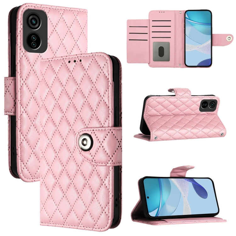 Rhombic Texture Flip Leather Phone Case with Lanyard, For Tecno Camon 50 4G, For Tecno Spark Slim 5G, For Tecno Camon 40 Pro 4G, For Tecno Camon 40 Premier, For Tecno Camon 40 4G, For Tecno Spark 30 5G, For Tecno Spark 30 5G / Pova 6 Neo 5G            ...