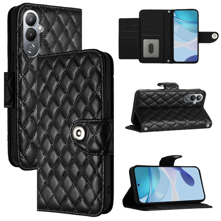 Rhombic Texture Flip Leather Phone Case with Lanyard, For Tecno Camon 19 Pro 5G, For Tecno Pova 4 Pro, For Tecno Pova 4, For Tecno Pova Neo 2, For Tecno Spark 9, For Tecno Spark 9 Pro / Spark 9T, For Tecno Camon 19, For Tecno Camon 19 Neo              ...