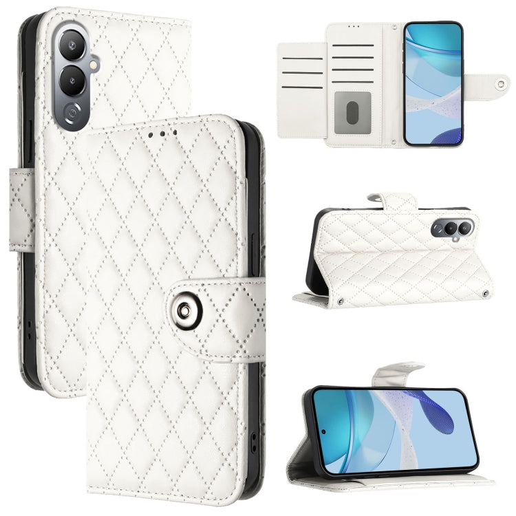 Rhombic Texture Flip Leather Phone Case with Lanyard, For Tecno Camon 19 Pro 5G, For Tecno Pova 4 Pro, For Tecno Pova 4, For Tecno Pova Neo 2, For Tecno Spark 9, For Tecno Spark 9 Pro / Spark 9T, For Tecno Camon 19, For Tecno Camon 19 Neo              ...