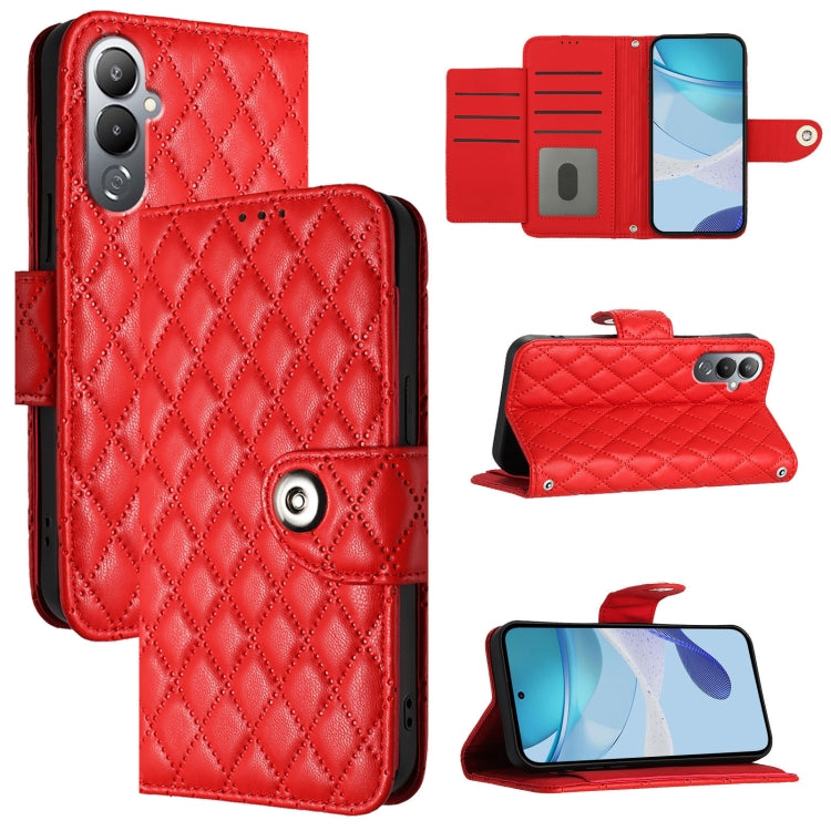 Rhombic Texture Flip Leather Phone Case with Lanyard, For Tecno Camon 19 Pro 5G, For Tecno Pova 4 Pro, For Tecno Pova 4, For Tecno Pova Neo 2, For Tecno Spark 9, For Tecno Spark 9 Pro / Spark 9T, For Tecno Camon 19, For Tecno Camon 19 Neo              ...