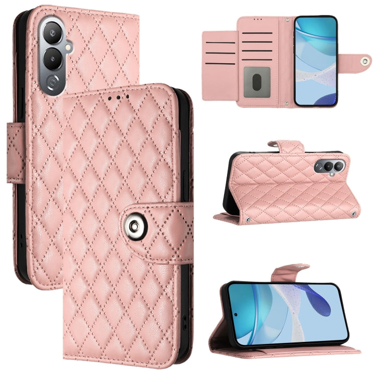 Rhombic Texture Flip Leather Phone Case with Lanyard, For Tecno Camon 19 Pro 5G, For Tecno Pova 4 Pro, For Tecno Pova 4, For Tecno Pova Neo 2, For Tecno Spark 9, For Tecno Spark 9 Pro / Spark 9T, For Tecno Camon 19, For Tecno Camon 19 Neo              ...
