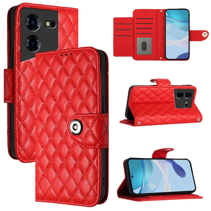 Rhombic Texture Flip Leather Phone Case with Lanyard, For Tecno Spark 20 Pro+, For Tecno Spark 20 Pro, For Tecno Spark GO 2024 / Spark 20C, For Tecno Spark 20, For Tecno Pova 5 Pro 5G, For Tecno Pova Neo 3, For Tecno Pova 5 4G                          ...