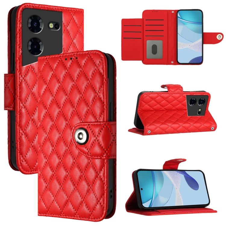 Rhombic Texture Flip Leather Phone Case with Lanyard, For Tecno Spark 20 Pro+, For Tecno Spark 20 Pro, For Tecno Spark GO 2024 / Spark 20C, For Tecno Spark 20, For Tecno Pova 5 Pro 5G, For Tecno Pova Neo 3, For Tecno Pova 5 4G                          ...