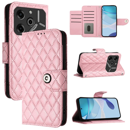 Rhombic Texture Flip Leather Phone Case with Lanyard, For Tecno Camon 50 4G, For Tecno Spark Slim 5G, For Tecno Camon 40 Pro 4G, For Tecno Camon 40 Premier, For Tecno Camon 40 4G, For Tecno Spark 30 5G, For Tecno Spark 30 5G / Pova 6 Neo 5G            ...
