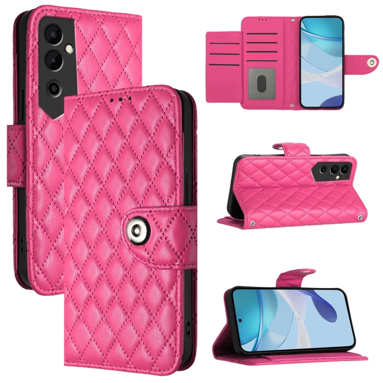 Rhombic Texture Flip Leather Phone Case with Lanyard, For Tecno Camon 19 Pro 5G, For Tecno Pova 4 Pro, For Tecno Pova 4, For Tecno Pova Neo 2, For Tecno Spark 9, For Tecno Spark 9 Pro / Spark 9T, For Tecno Camon 19, For Tecno Camon 19 Neo              ...