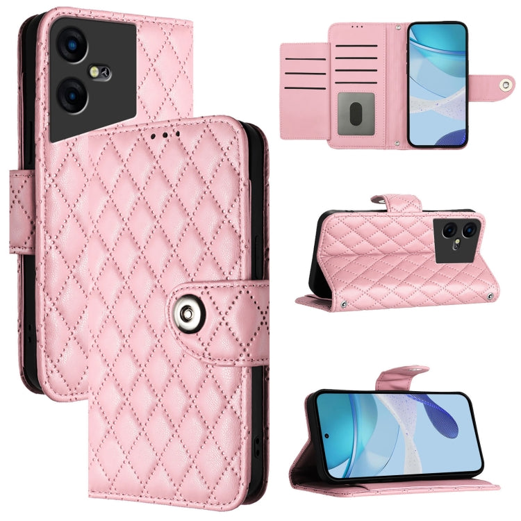 Rhombic Texture Flip Leather Phone Case with Lanyard, For Tecno Spark 20 Pro+, For Tecno Spark 20 Pro, For Tecno Spark GO 2024 / Spark 20C, For Tecno Spark 20, For Tecno Pova 5 Pro 5G, For Tecno Pova Neo 3, For Tecno Pova 5 4G                          ...