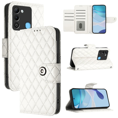 Rhombic Texture Flip Leather Phone Case with Lanyard, For Tecno Camon 19 Pro 5G, For Tecno Pova 4 Pro, For Tecno Pova 4, For Tecno Pova Neo 2, For Tecno Spark 9, For Tecno Spark 9 Pro / Spark 9T, For Tecno Camon 19, For Tecno Camon 19 Neo              ...