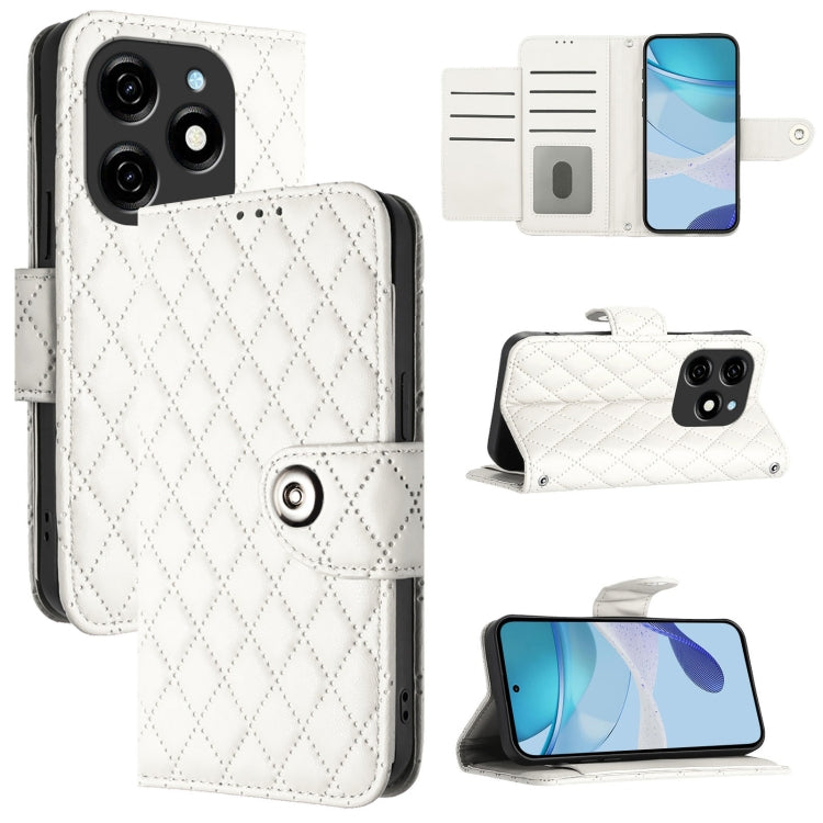 Rhombic Texture Flip Leather Phone Case with Lanyard, For Tecno Spark 20 Pro+, For Tecno Spark 20 Pro, For Tecno Spark GO 2024 / Spark 20C, For Tecno Spark 20, For Tecno Pova 5 Pro 5G, For Tecno Pova Neo 3, For Tecno Pova 5 4G                          ...