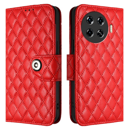 Rhombic Texture Flip Leather Phone Case with Lanyard, For Tecno Spark 20 Pro+, For Tecno Spark 20 Pro, For Tecno Spark GO 2024 / Spark 20C, For Tecno Spark 20, For Tecno Pova 5 Pro 5G, For Tecno Pova Neo 3, For Tecno Pova 5 4G                          ...