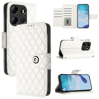 Rhombic Texture Flip Leather Phone Case with Lanyard, For Tecno Spark 20 Pro+, For Tecno Spark 20 Pro, For Tecno Spark GO 2024 / Spark 20C, For Tecno Spark 20, For Tecno Pova 5 Pro 5G, For Tecno Pova Neo 3, For Tecno Pova 5 4G                          ...