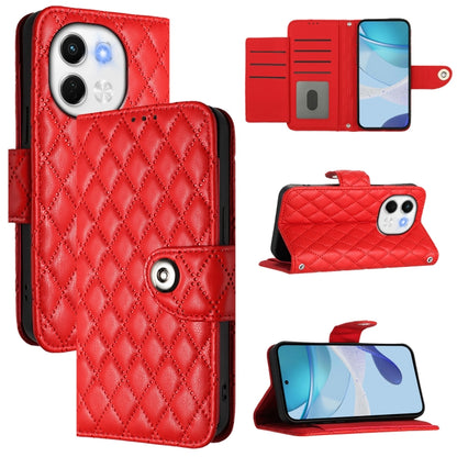 Rhombic Texture Flip Leather Phone Case with Lanyard, For Tecno Camon 50 4G, For Tecno Spark Slim 5G, For Tecno Camon 40 Pro 4G, For Tecno Camon 40 Premier, For Tecno Camon 40 4G, For Tecno Spark 30 5G, For Tecno Spark 30 5G / Pova 6 Neo 5G            ...