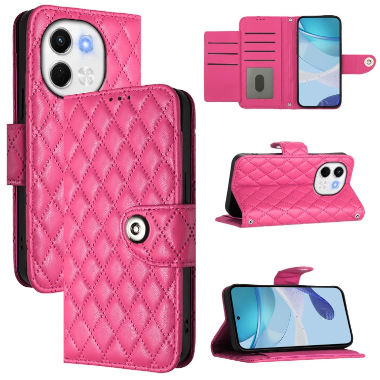 Rhombic Texture Flip Leather Phone Case with Lanyard, For Tecno Camon 50 4G, For Tecno Spark Slim 5G, For Tecno Camon 40 Pro 4G, For Tecno Camon 40 Premier, For Tecno Camon 40 4G, For Tecno Spark 30 5G, For Tecno Spark 30 5G / Pova 6 Neo 5G            ...