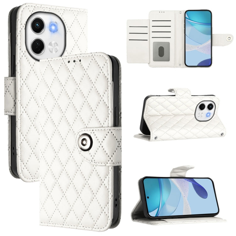 Rhombic Texture Flip Leather Phone Case with Lanyard, For Tecno Camon 50 4G, For Tecno Spark Slim 5G, For Tecno Camon 40 Pro 4G, For Tecno Camon 40 Premier, For Tecno Camon 40 4G, For Tecno Spark 30 5G, For Tecno Spark 30 5G / Pova 6 Neo 5G            ...