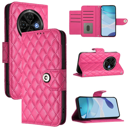 Rhombic Texture Flip Leather Phone Case with Lanyard, For Tecno Camon 50 4G, For Tecno Spark Slim 5G, For Tecno Camon 40 Pro 4G, For Tecno Camon 40 Premier, For Tecno Camon 40 4G, For Tecno Spark 30 5G, For Tecno Spark 30 5G / Pova 6 Neo 5G            ...