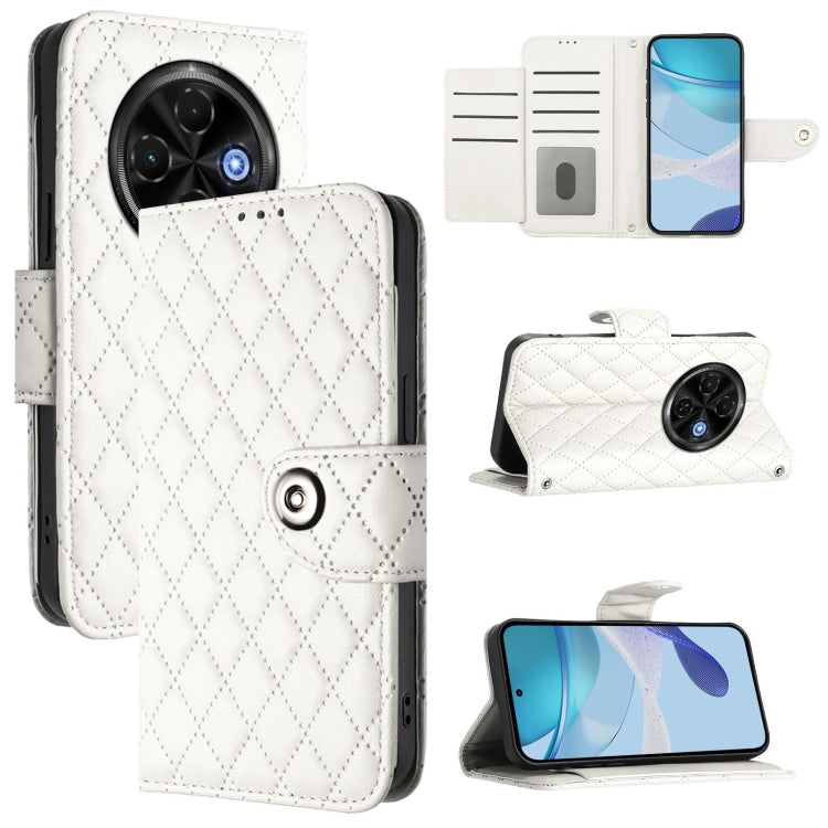 Rhombic Texture Flip Leather Phone Case with Lanyard, For Tecno Camon 50 4G, For Tecno Spark Slim 5G, For Tecno Camon 40 Pro 4G, For Tecno Camon 40 Premier, For Tecno Camon 40 4G, For Tecno Spark 30 5G, For Tecno Spark 30 5G / Pova 6 Neo 5G            ...