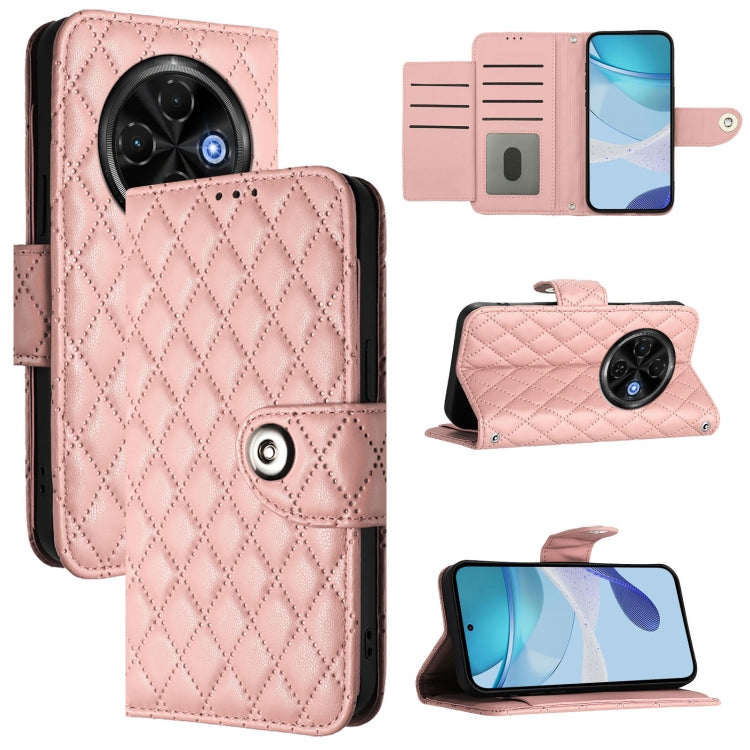 Rhombic Texture Flip Leather Phone Case with Lanyard, For Tecno Camon 50 4G, For Tecno Spark Slim 5G, For Tecno Camon 40 Pro 4G, For Tecno Camon 40 Premier, For Tecno Camon 40 4G, For Tecno Spark 30 5G, For Tecno Spark 30 5G / Pova 6 Neo 5G            ...