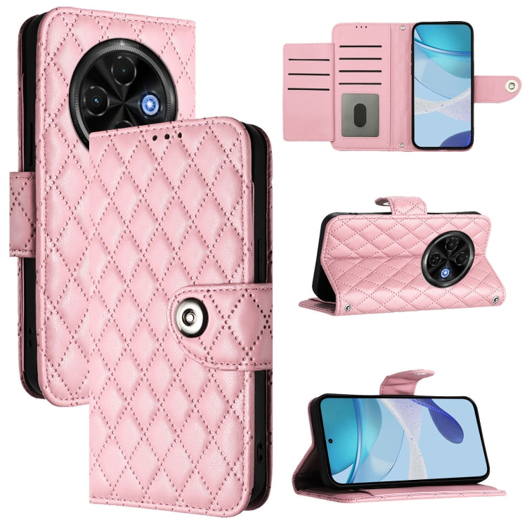 Rhombic Texture Flip Leather Phone Case with Lanyard, For Tecno Camon 50 4G, For Tecno Spark Slim 5G, For Tecno Camon 40 Pro 4G, For Tecno Camon 40 Premier, For Tecno Camon 40 4G, For Tecno Spark 30 5G, For Tecno Spark 30 5G / Pova 6 Neo 5G            ...