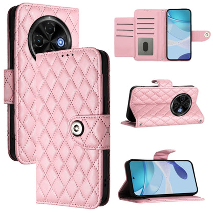Rhombic Texture Flip Leather Phone Case with Lanyard, For Tecno Camon 50 4G, For Tecno Spark Slim 5G, For Tecno Camon 40 Pro 4G, For Tecno Camon 40 Premier, For Tecno Camon 40 4G, For Tecno Spark 30 5G, For Tecno Spark 30 5G / Pova 6 Neo 5G            ...
