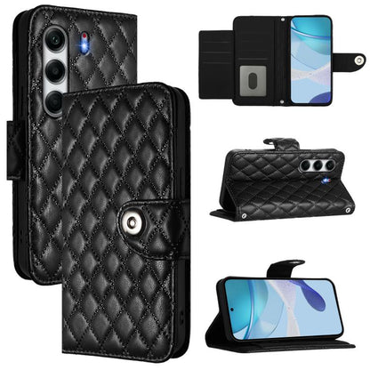 Rhombic Texture Flip Leather Phone Case with Lanyard, For Tecno Camon 50 4G, For Tecno Spark Slim 5G, For Tecno Camon 40 Pro 4G, For Tecno Camon 40 Premier, For Tecno Camon 40 4G, For Tecno Spark 30 5G, For Tecno Spark 30 5G / Pova 6 Neo 5G            ...