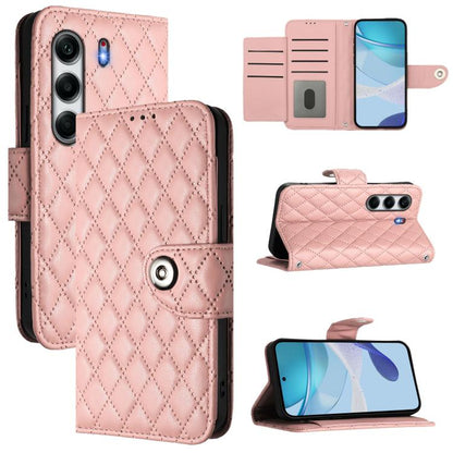 Rhombic Texture Flip Leather Phone Case with Lanyard, For Tecno Camon 50 4G, For Tecno Spark Slim 5G, For Tecno Camon 40 Pro 4G, For Tecno Camon 40 Premier, For Tecno Camon 40 4G, For Tecno Spark 30 5G, For Tecno Spark 30 5G / Pova 6 Neo 5G            ...