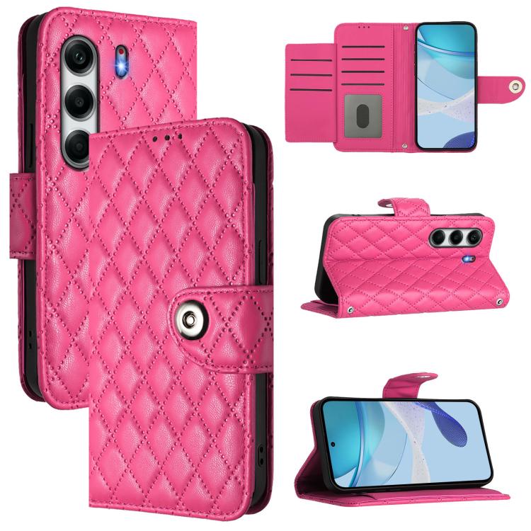 Rhombic Texture Flip Leather Phone Case with Lanyard, For Tecno Camon 50 4G, For Tecno Spark Slim 5G, For Tecno Camon 40 Pro 4G, For Tecno Camon 40 Premier, For Tecno Camon 40 4G, For Tecno Spark 30 5G, For Tecno Spark 30 5G / Pova 6 Neo 5G            ...