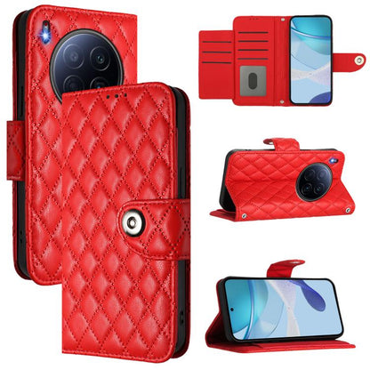 Rhombic Texture Flip Leather Phone Case with Lanyard, For Tecno Camon 50 4G, For Tecno Spark Slim 5G, For Tecno Camon 40 Pro 4G, For Tecno Camon 40 Premier, For Tecno Camon 40 4G, For Tecno Spark 30 5G, For Tecno Spark 30 5G / Pova 6 Neo 5G            ...
