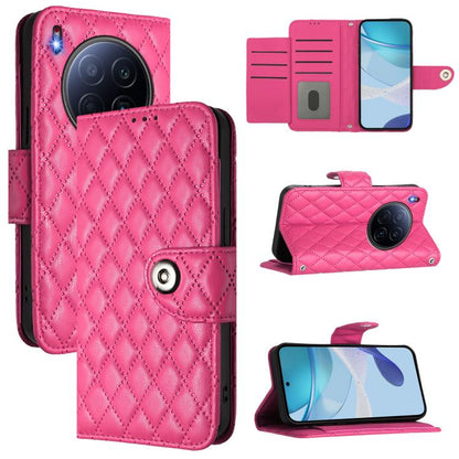 Rhombic Texture Flip Leather Phone Case with Lanyard, For Tecno Camon 50 4G, For Tecno Spark Slim 5G, For Tecno Camon 40 Pro 4G, For Tecno Camon 40 Premier, For Tecno Camon 40 4G, For Tecno Spark 30 5G, For Tecno Spark 30 5G / Pova 6 Neo 5G            ...
