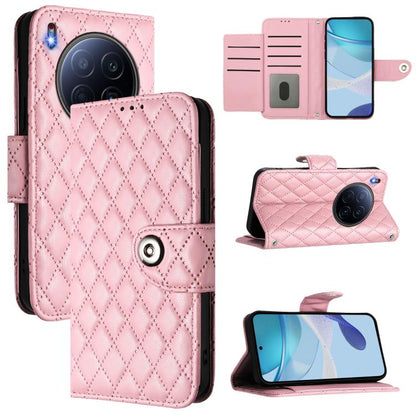 Rhombic Texture Flip Leather Phone Case with Lanyard, For Tecno Camon 50 4G, For Tecno Spark Slim 5G, For Tecno Camon 40 Pro 4G, For Tecno Camon 40 Premier, For Tecno Camon 40 4G, For Tecno Spark 30 5G, For Tecno Spark 30 5G / Pova 6 Neo 5G            ...