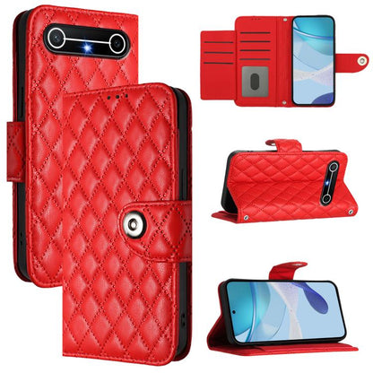 Rhombic Texture Flip Leather Phone Case with Lanyard, For Tecno Camon 50 4G, For Tecno Spark Slim 5G, For Tecno Camon 40 Pro 4G, For Tecno Camon 40 Premier, For Tecno Camon 40 4G, For Tecno Spark 30 5G, For Tecno Spark 30 5G / Pova 6 Neo 5G            ...