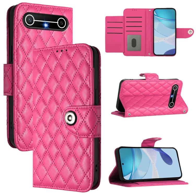 Rhombic Texture Flip Leather Phone Case with Lanyard, For Tecno Camon 50 4G, For Tecno Spark Slim 5G, For Tecno Camon 40 Pro 4G, For Tecno Camon 40 Premier, For Tecno Camon 40 4G, For Tecno Spark 30 5G, For Tecno Spark 30 5G / Pova 6 Neo 5G            ...