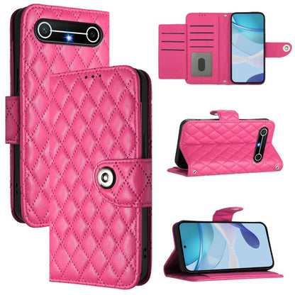 Rhombic Texture Flip Leather Phone Case with Lanyard, For Tecno Camon 50 4G, For Tecno Spark Slim 5G, For Tecno Camon 40 Pro 4G, For Tecno Camon 40 Premier, For Tecno Camon 40 4G, For Tecno Spark 30 5G, For Tecno Spark 30 5G / Pova 6 Neo 5G            ...