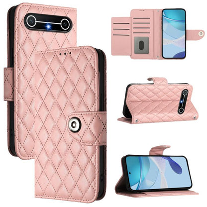 Rhombic Texture Flip Leather Phone Case with Lanyard, For Tecno Camon 50 4G, For Tecno Spark Slim 5G, For Tecno Camon 40 Pro 4G, For Tecno Camon 40 Premier, For Tecno Camon 40 4G, For Tecno Spark 30 5G, For Tecno Spark 30 5G / Pova 6 Neo 5G            ...