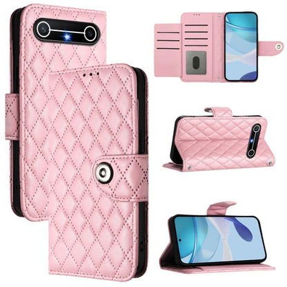 Rhombic Texture Flip Leather Phone Case with Lanyard, For Tecno Camon 50 4G, For Tecno Spark Slim 5G, For Tecno Camon 40 Pro 4G, For Tecno Camon 40 Premier, For Tecno Camon 40 4G, For Tecno Spark 30 5G, For Tecno Spark 30 5G / Pova 6 Neo 5G            ...