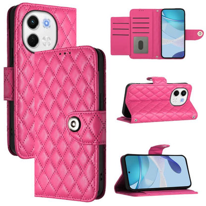 Rhombic Texture Flip Leather Phone Case with Lanyard, For Tecno Camon 50 4G, For Tecno Spark Slim 5G, For Tecno Camon 40 Pro 4G, For Tecno Camon 40 Premier, For Tecno Camon 40 4G, For Tecno Spark 30 5G, For Tecno Spark 30 5G / Pova 6 Neo 5G            ...
