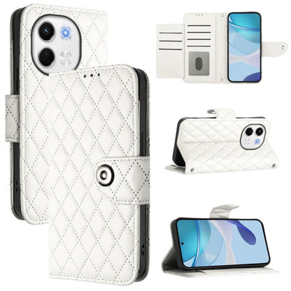 Rhombic Texture Flip Leather Phone Case with Lanyard, For Tecno Camon 50 4G, For Tecno Spark Slim 5G, For Tecno Camon 40 Pro 4G, For Tecno Camon 40 Premier, For Tecno Camon 40 4G, For Tecno Spark 30 5G, For Tecno Spark 30 5G / Pova 6 Neo 5G            ...
