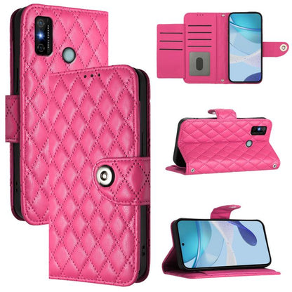 Rhombic Texture Flip Leather Phone Case with Lanyard, For Tecno Camon 19 Pro 5G, For Tecno Pova 4 Pro, For Tecno Pova 4, For Tecno Pova Neo 2, For Tecno Spark 9, For Tecno Spark 9 Pro / Spark 9T, For Tecno Camon 19, For Tecno Camon 19 Neo              ...