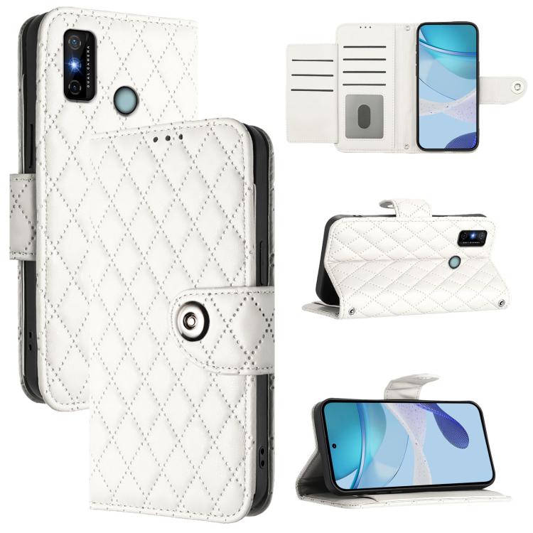 Rhombic Texture Flip Leather Phone Case with Lanyard, For Tecno Camon 19 Pro 5G, For Tecno Pova 4 Pro, For Tecno Pova 4, For Tecno Pova Neo 2, For Tecno Spark 9, For Tecno Spark 9 Pro / Spark 9T, For Tecno Camon 19, For Tecno Camon 19 Neo              ...