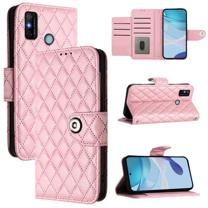 Rhombic Texture Flip Leather Phone Case with Lanyard, For Tecno Camon 19 Pro 5G, For Tecno Pova 4 Pro, For Tecno Pova 4, For Tecno Pova Neo 2, For Tecno Spark 9, For Tecno Spark 9 Pro / Spark 9T, For Tecno Camon 19, For Tecno Camon 19 Neo              ...