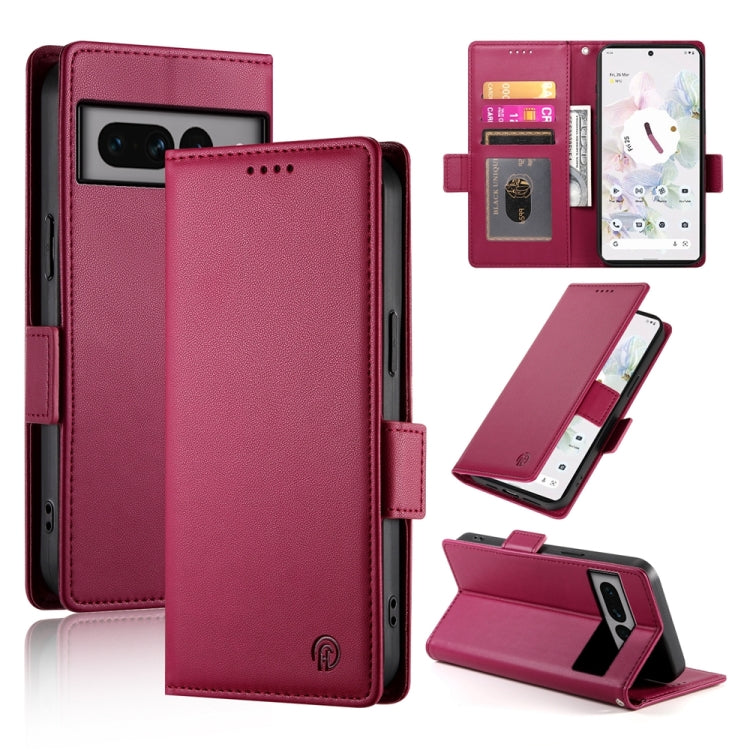 Side Buckle Magnetic Frosted Leather Phone Case, For Google Pixel 11 Pro XL, For Google Pixel 11 / Pixel 11 Pro, For Google Pixel 10a, For Google Pixel 9a, For Google Pixel 9 Pro, For Google Pixel 9, For Google Pixel 8a, For Google Pixel 8 Pro         ...
