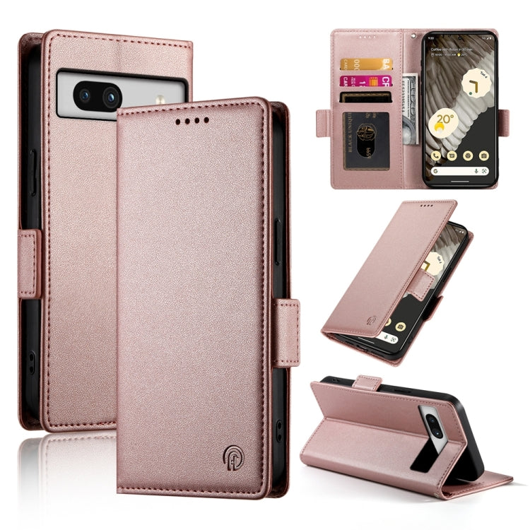 Side Buckle Magnetic Frosted Leather Phone Case, For Google Pixel 11 Pro XL, For Google Pixel 11 / Pixel 11 Pro, For Google Pixel 10a, For Google Pixel 9a, For Google Pixel 9 Pro, For Google Pixel 9, For Google Pixel 8a, For Google Pixel 8 Pro         ...