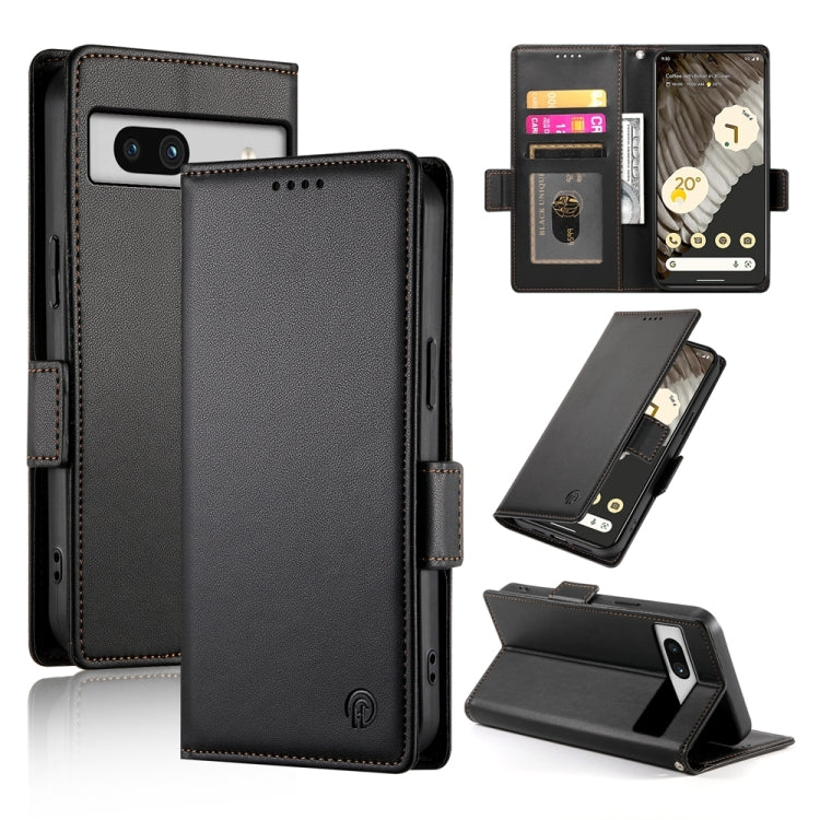 Side Buckle Magnetic Frosted Leather Phone Case, For Google Pixel 11 Pro XL, For Google Pixel 11 / Pixel 11 Pro, For Google Pixel 10a, For Google Pixel 9a, For Google Pixel 9 Pro, For Google Pixel 9, For Google Pixel 8a, For Google Pixel 8 Pro         ...