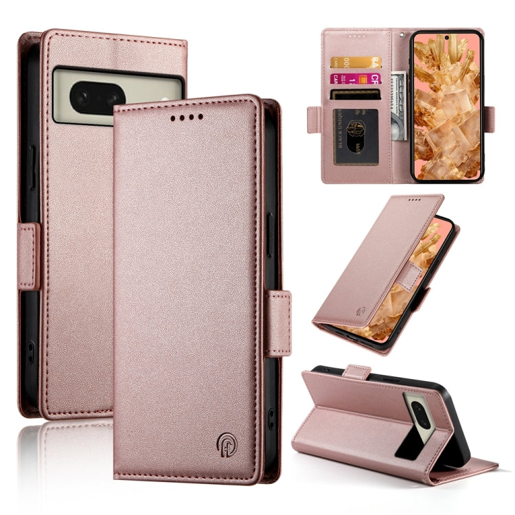 Side Buckle Magnetic Frosted Leather Phone Case, For Google Pixel 11 Pro XL, For Google Pixel 11 / Pixel 11 Pro, For Google Pixel 10a, For Google Pixel 9a, For Google Pixel 9 Pro, For Google Pixel 9, For Google Pixel 8a, For Google Pixel 8 Pro         ...