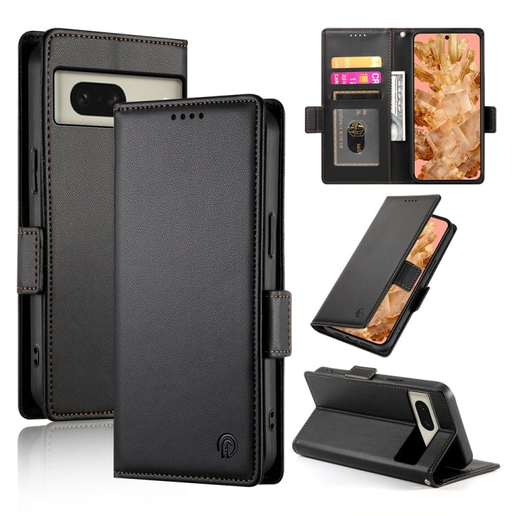 Side Buckle Magnetic Frosted Leather Phone Case, For Google Pixel 11 Pro XL, For Google Pixel 11 / Pixel 11 Pro, For Google Pixel 10a, For Google Pixel 9a, For Google Pixel 9 Pro, For Google Pixel 9, For Google Pixel 8a, For Google Pixel 8 Pro         ...