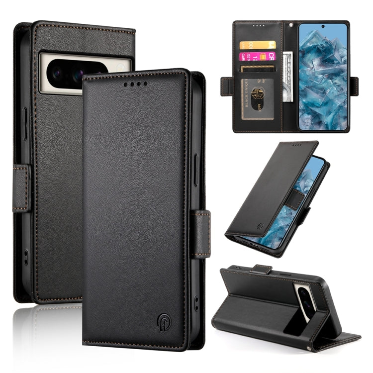 Side Buckle Magnetic Frosted Leather Phone Case, For Google Pixel 11 Pro XL, For Google Pixel 11 / Pixel 11 Pro, For Google Pixel 10a, For Google Pixel 9a, For Google Pixel 9 Pro, For Google Pixel 9, For Google Pixel 8a, For Google Pixel 8 Pro         ...
