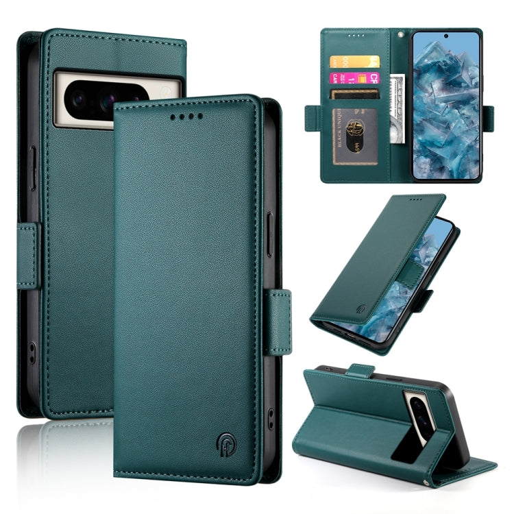 Side Buckle Magnetic Frosted Leather Phone Case, For Google Pixel 11 Pro XL, For Google Pixel 11 / Pixel 11 Pro, For Google Pixel 10a, For Google Pixel 9a, For Google Pixel 9 Pro, For Google Pixel 9, For Google Pixel 8a, For Google Pixel 8 Pro         ...