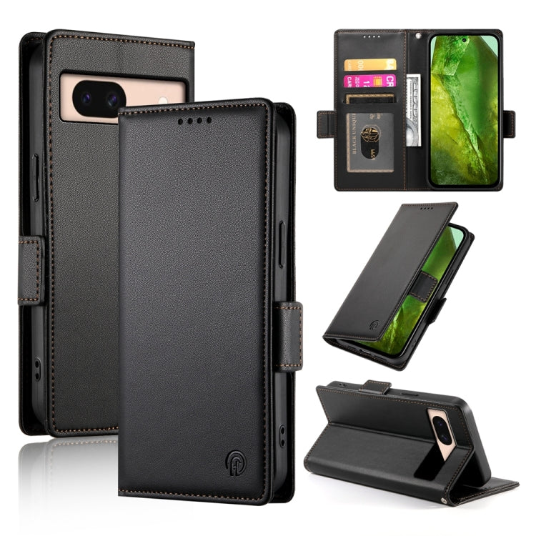 Side Buckle Magnetic Frosted Leather Phone Case, For Google Pixel 11 Pro XL, For Google Pixel 11 / Pixel 11 Pro, For Google Pixel 10a, For Google Pixel 9a, For Google Pixel 9 Pro, For Google Pixel 9, For Google Pixel 8a, For Google Pixel 8 Pro         ...